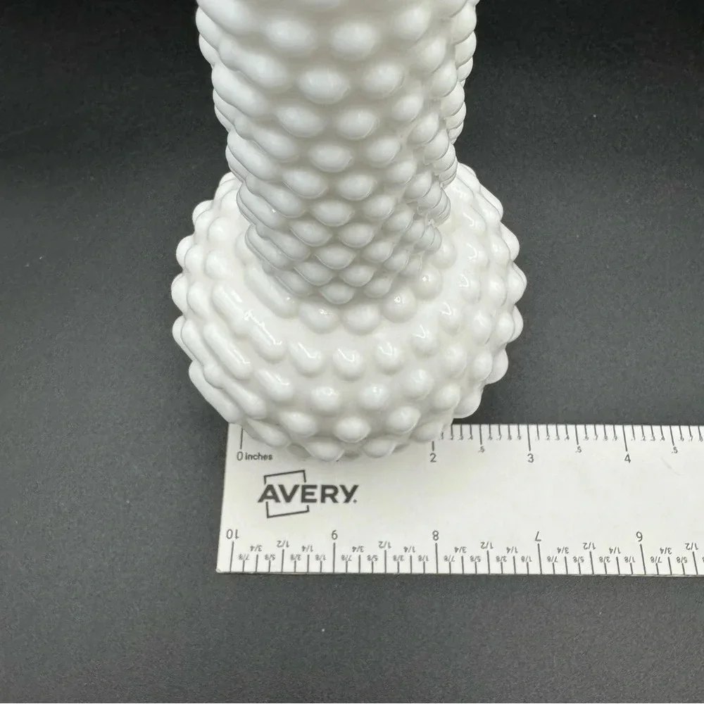 Vintage Milk Glass Hobnail Bud Vase EO Brody Co 2000 Collectible